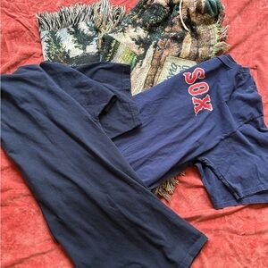 Betts Navy T-Shirt with Red Numbering